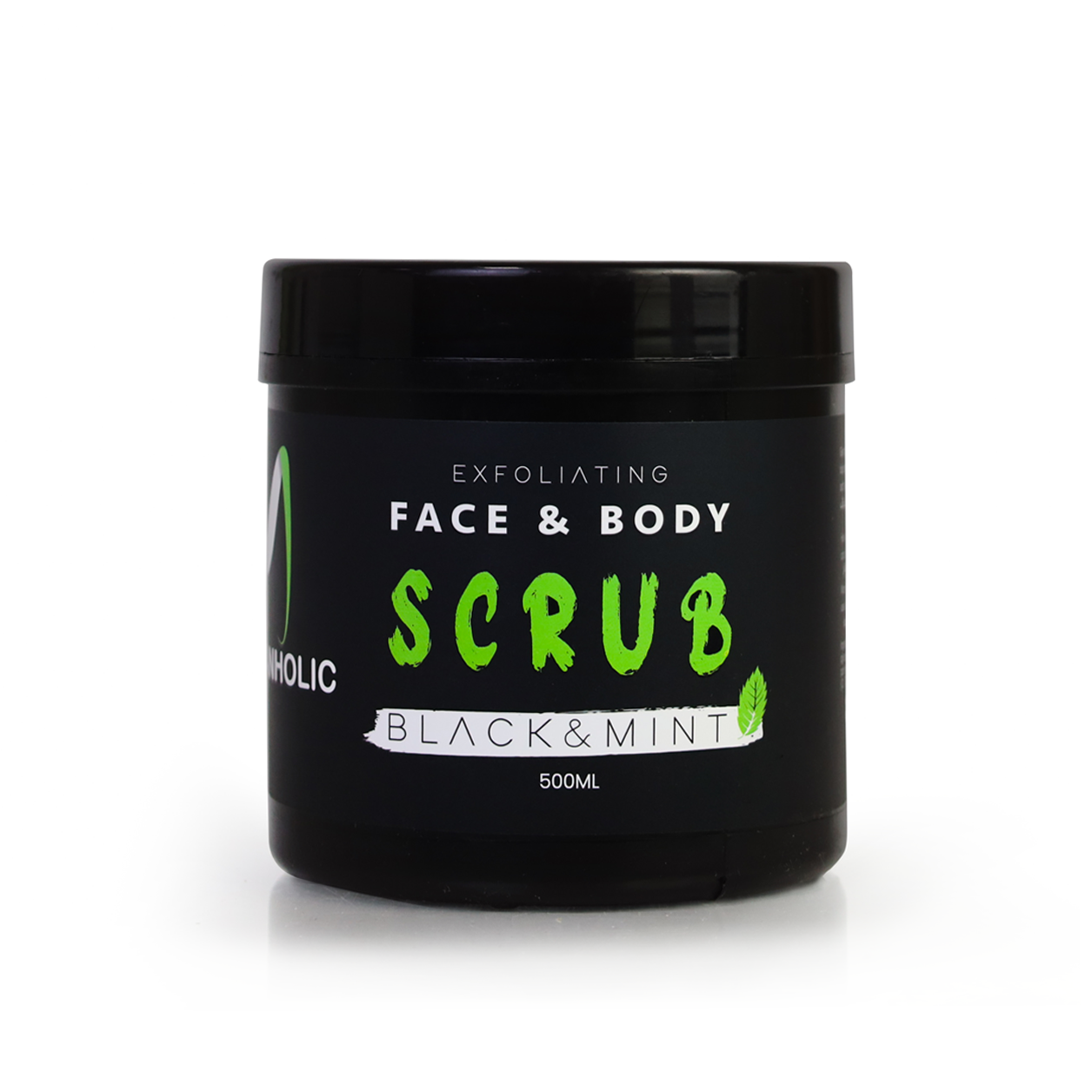 Face & Body Scrub - Black/Mint